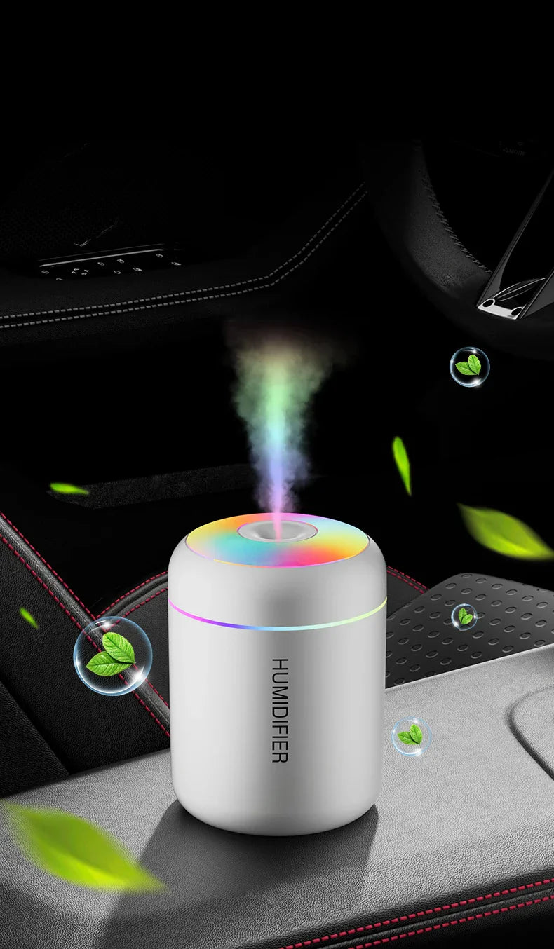 Maliben | Mini Air Humidifier With Aromatherapy - Usb Powered - Perfect For Car And Bedroom