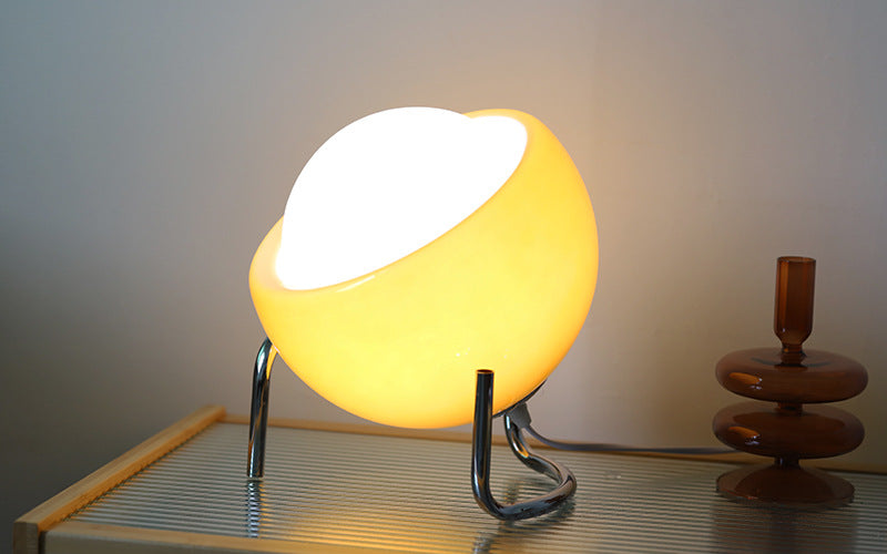 Maliben | Retro Glass Table Lamp - Ambient Nordic Night Light