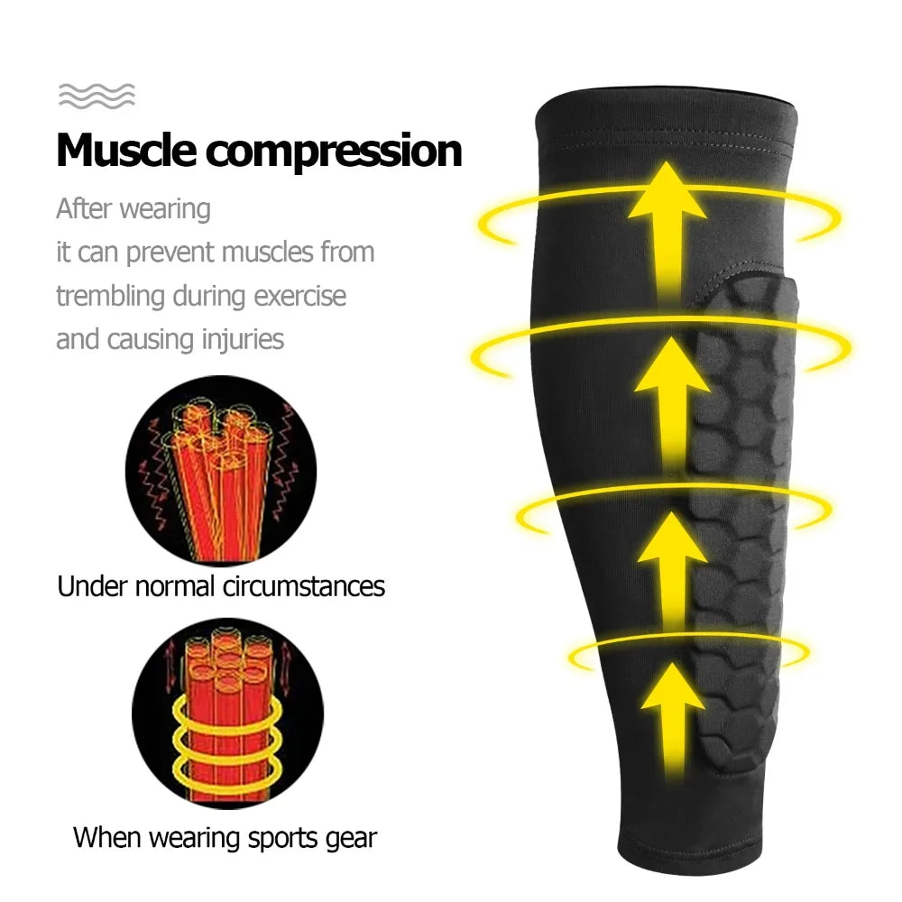 Maliben | Shin Guards Flexguard Pro | Impact-Absorbing Honeycomb Design | Breathable & Ultralight
