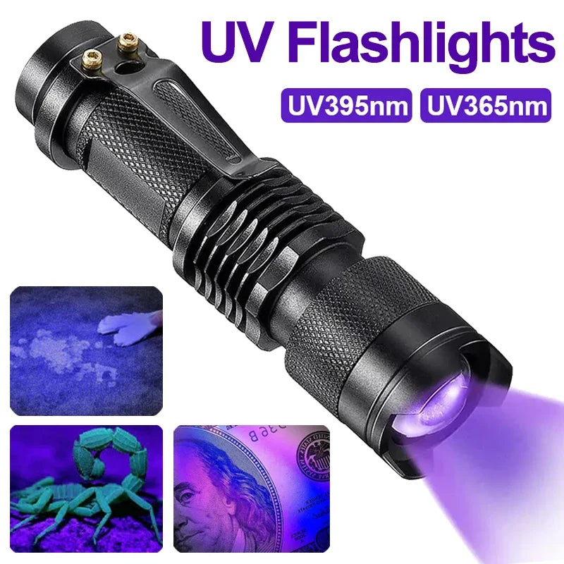 Maliben | LED UV Flashlight - Ultraviolet Inspection Lamp for Pet Urine and Stain Detection