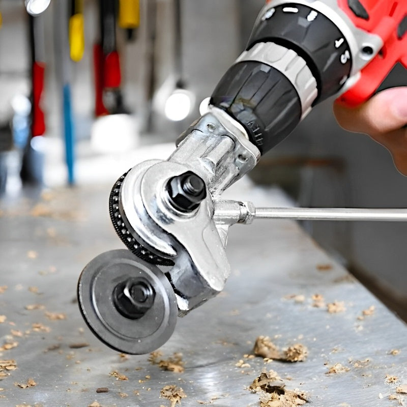 Maliben | Heavy-Duty Metal Cutting Adapter For Drill