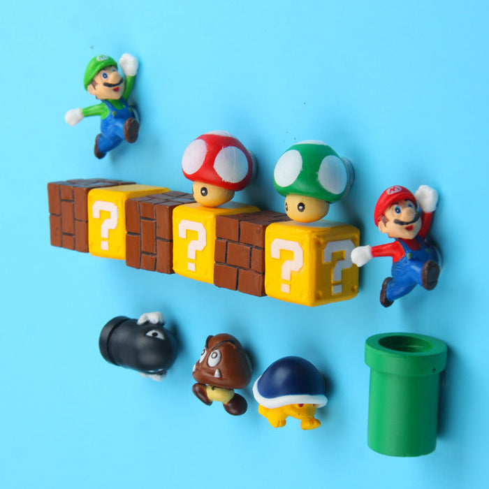 Maliben MarioMagnet Fridge Magnets — Super Mario Kitchen Decor