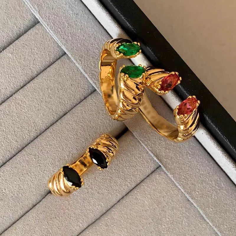 Maliben | Dual Diamond Wrapped Rings