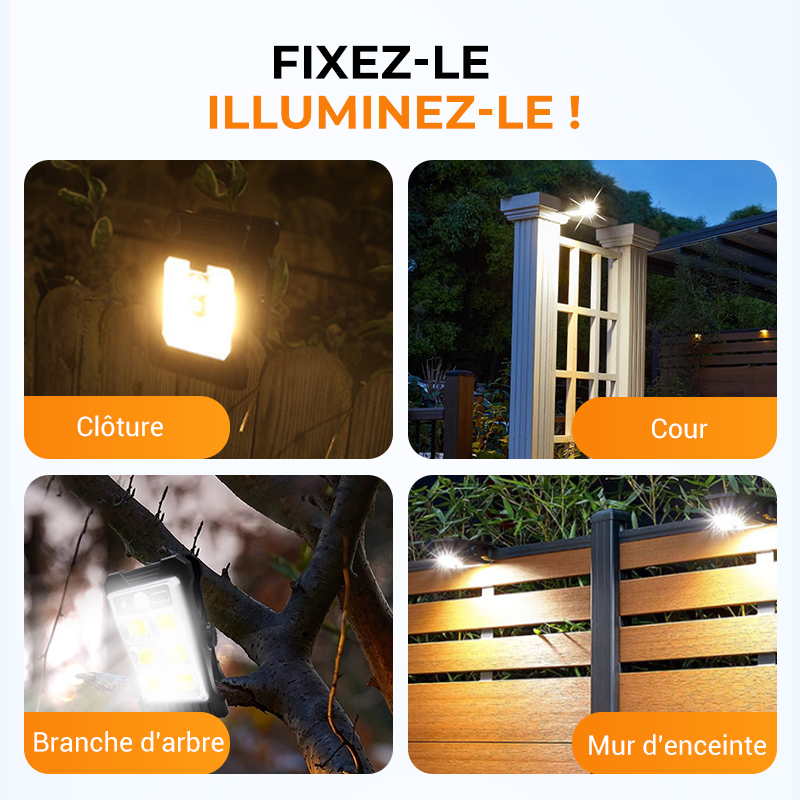 MAliben | Powerbeam Solar-Clamps-Boost — Turn Dark Corners Into a Cozy Oasis Full Of Light And Protection!