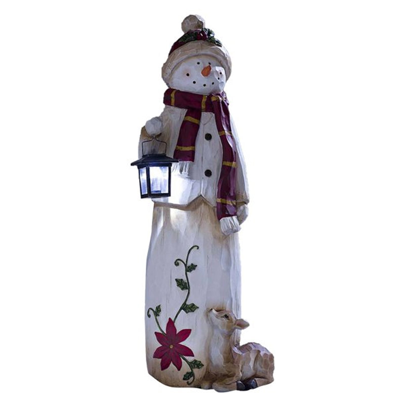Maliben | Forest Snowman With Solar Lantern