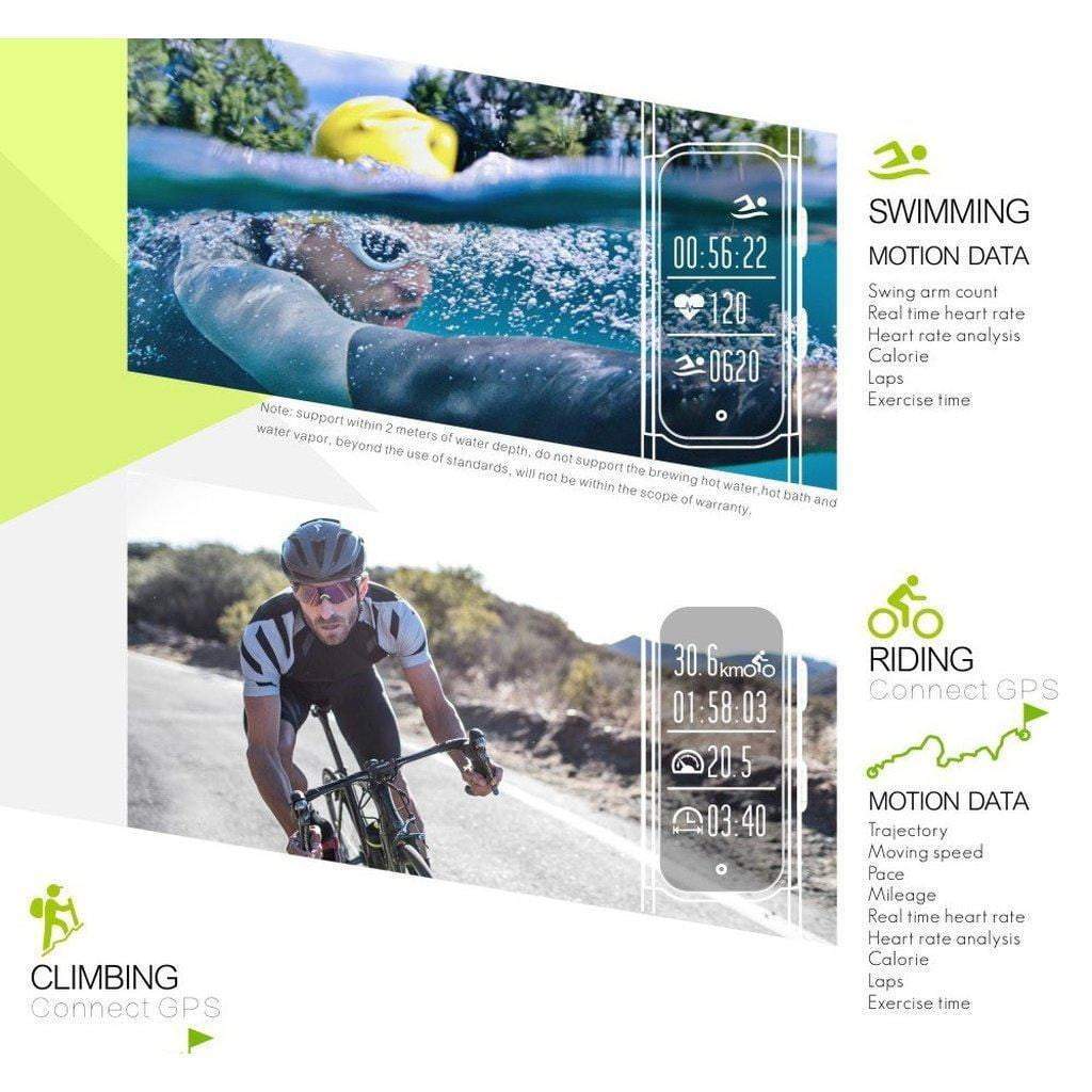 Maliben | S908 Professional Gps Smart Band Ip68 Waterproof Smart Watch