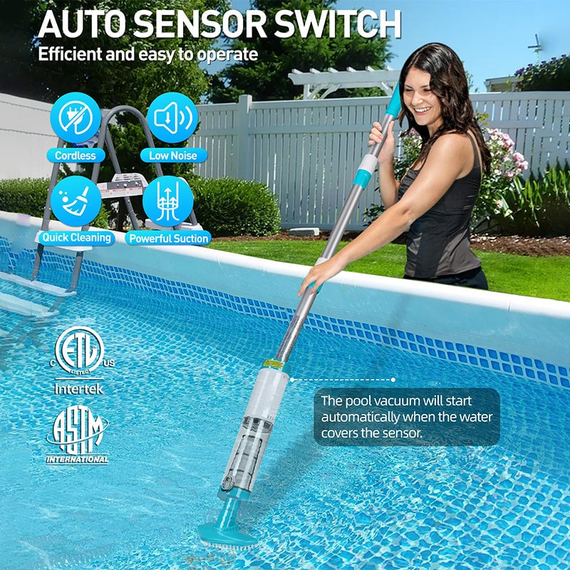 Maliben | Us Standard - 3in1cordless Rechargeable Powerful Motor Swimming Pool Vacuum Cleaner