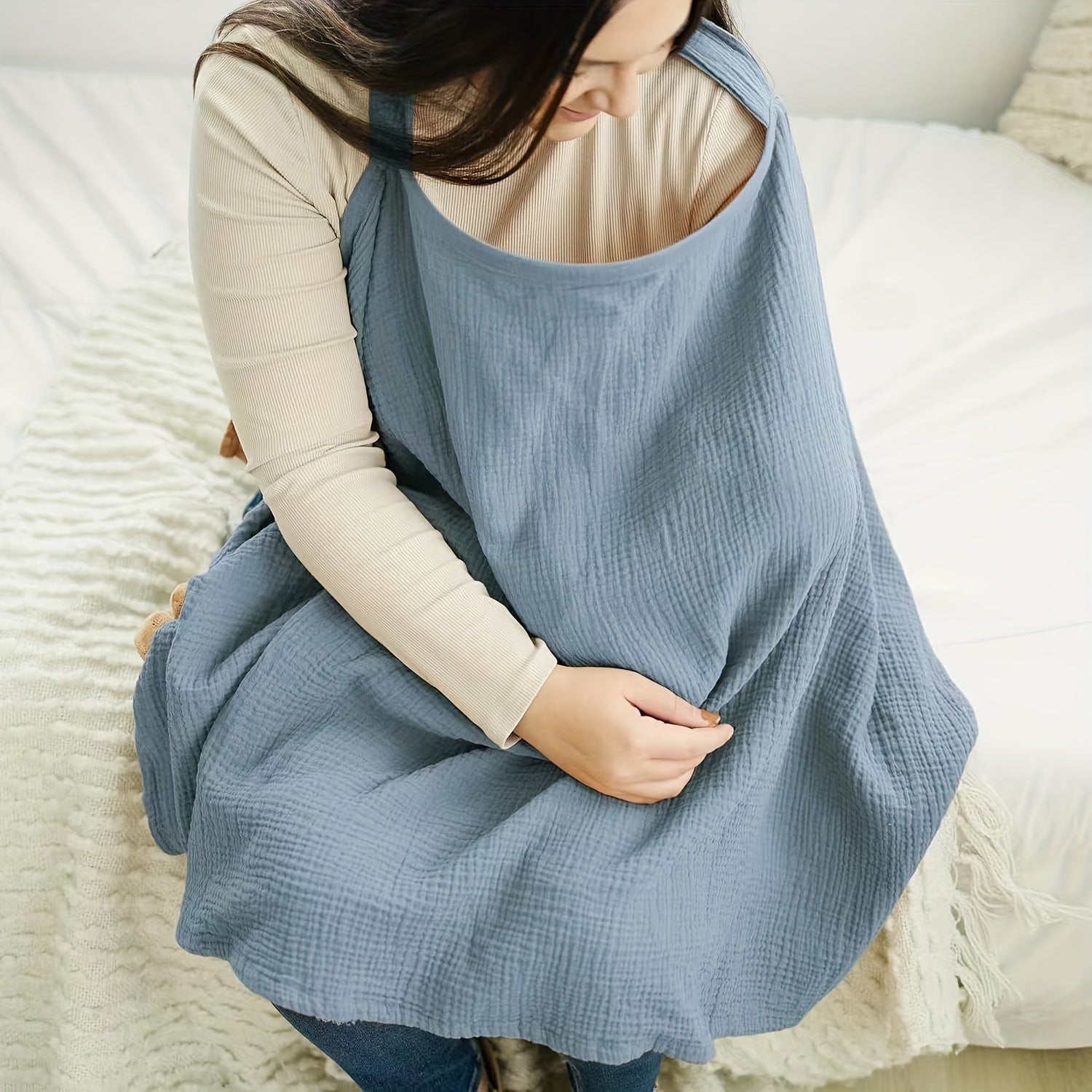 Maliben | ComFortvoed Nursing Blanket – Soft Cotton Blanket With Breathable Fabric for Mothers