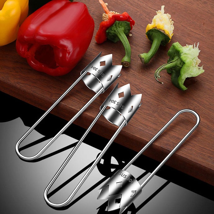 Maliben | ๐
304 Stainless Steel Multi-Use Core Remover๐