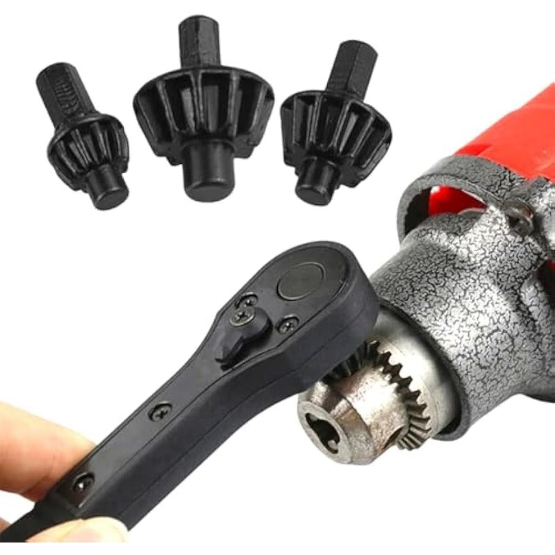 Maliben | Universal 4-In-1 Ratcheting Drill Chuck Key Set