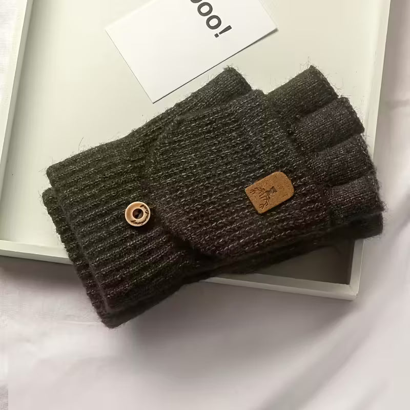 Maliben | Men's Winterpro Fingerless Gloves – Thick, Warm And Comfortable