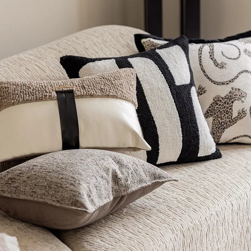 Maliben | Sophisticated Jacquard Embroidered Decorative Pillow Covers