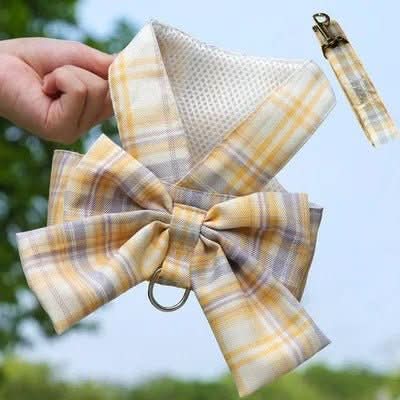 Maliben | AURÉLIEN HARNESS – Adjustable dog harness with bow for stylish walks
