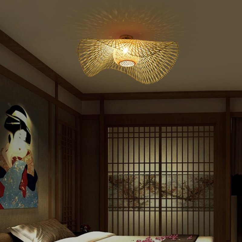 Maliben | Mutocraft - Elegant Rattan Pendant Light With Japanese Influences