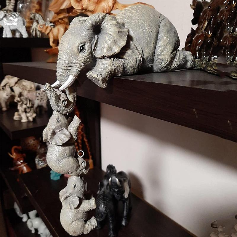 Maliben | Artistic Elephant FigurIne in 3 Parts