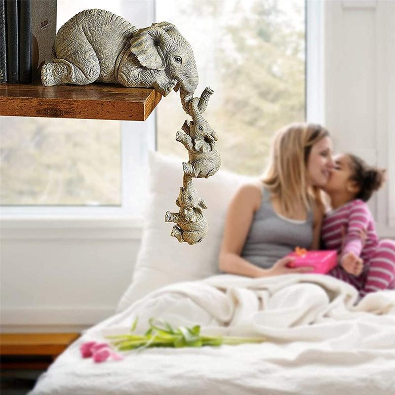 Maliben | Artistic Elephant FigurIne in 3 Parts