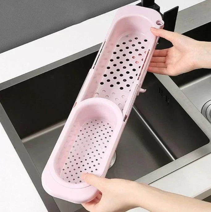 Maliben | Orgnivo Adjustable Sink Organizer | Telescopic Function | For Sponges & Cloths | Ventilated & Hygienic