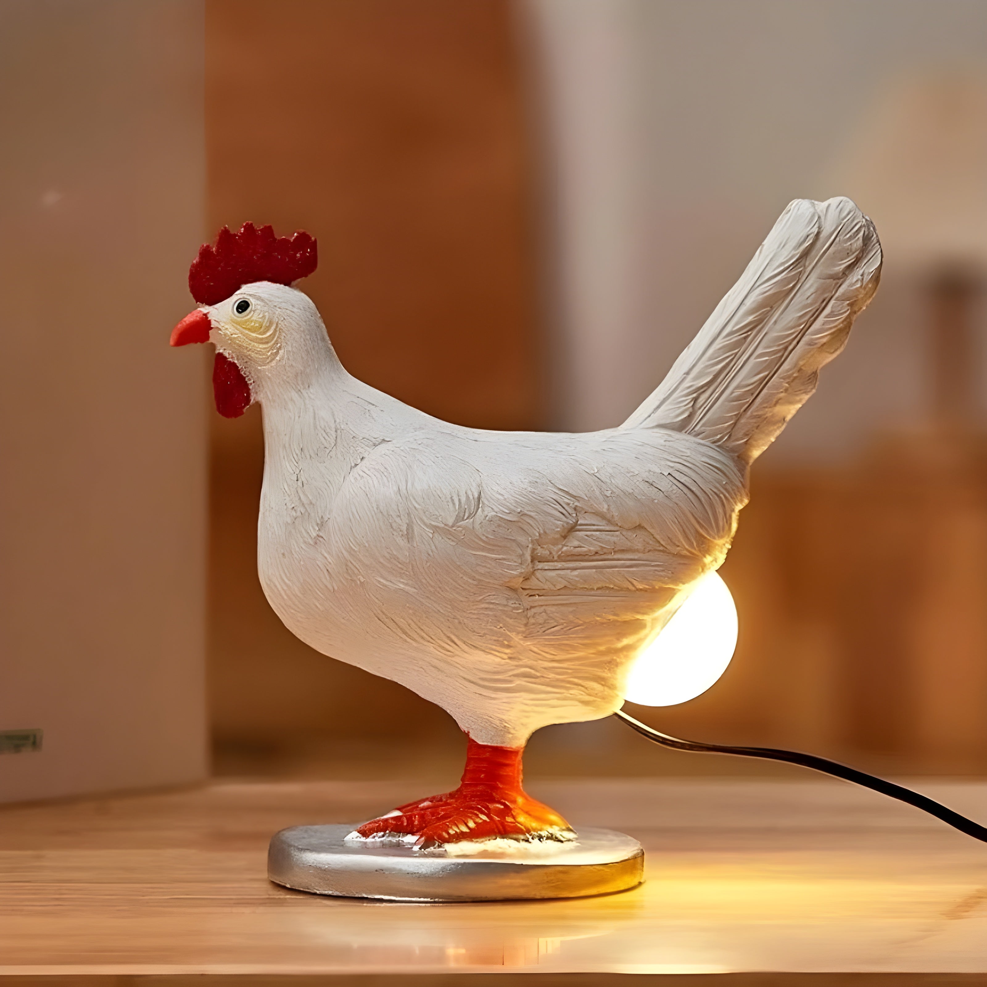 Maliben | Eggglow Table Lamp – Charming Chicken Shape With Warm Led Light