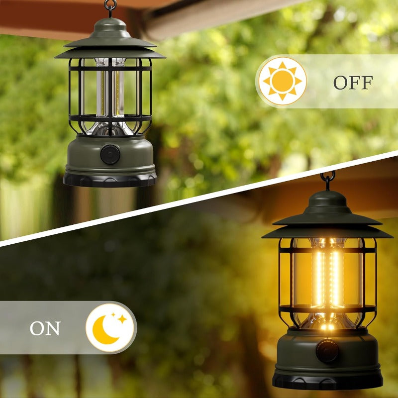 Maliben | Rechargeable Retro Led Camping Lantern