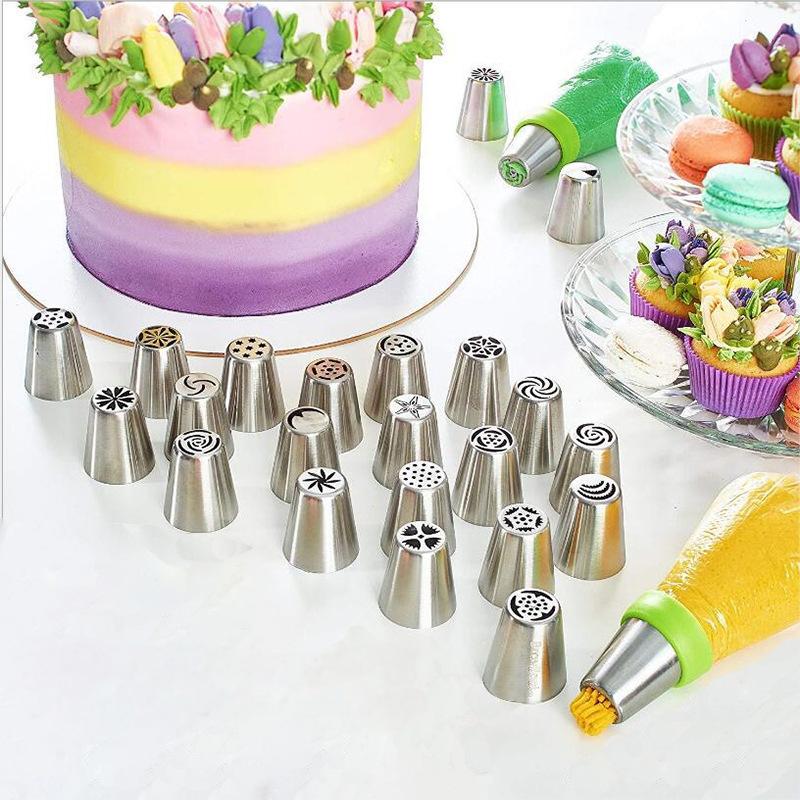 Maliben TitanSplendor Cake Decorating Set — Stainless Steel