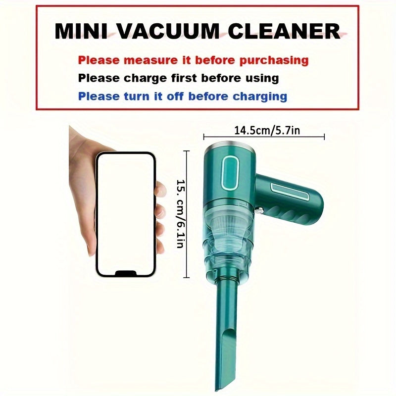 Maliben | Powerclean - Portable Usb Rechargeable Vacuum Cleaner For Car And Home