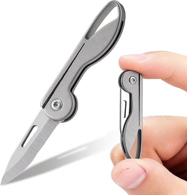 Maliben | Mini Titanium Alloy Folding Pocket Knife