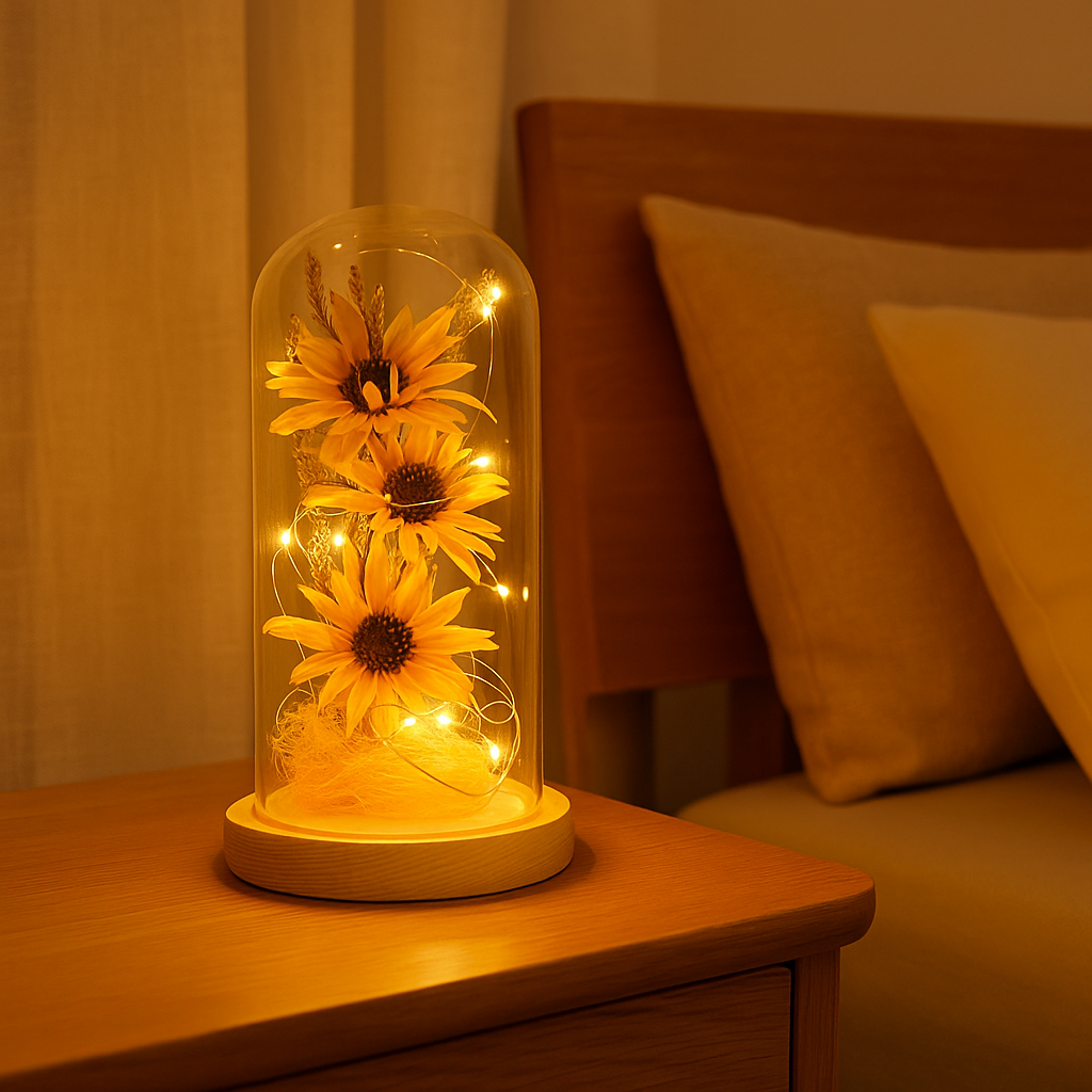 Maliben | Shinebloom - Comfortable Sunflower Lamp That Illuminates And Calms Every Room.