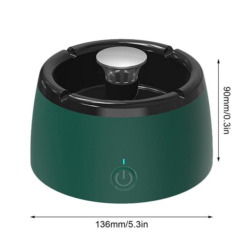 Maliben Odorless Smoke-Free Ashtray - Portable Smoke Catcher with Scent Filter
