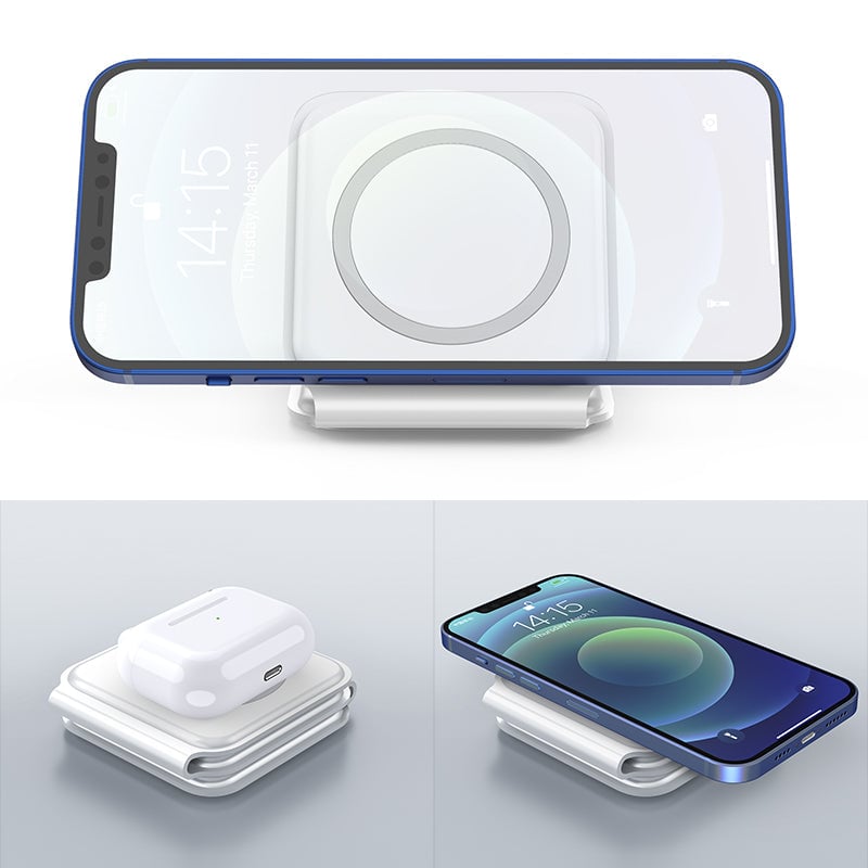 Maliben | New Foldable 3-In-1 Wireless Charger