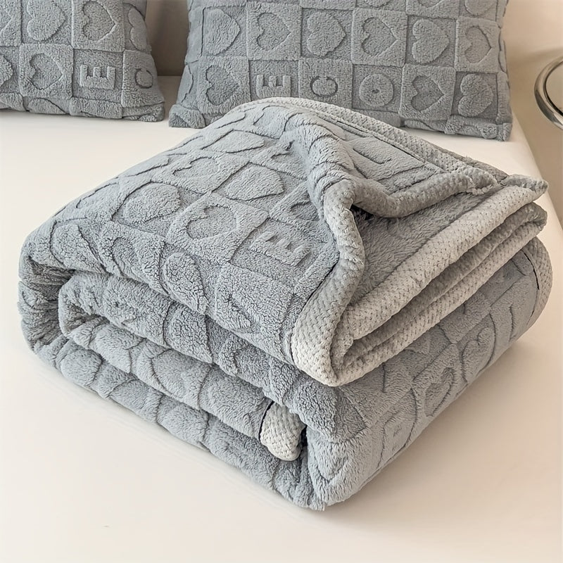 Maliben | Stylish Coral Fleece Blanket For Ultimate Comfort