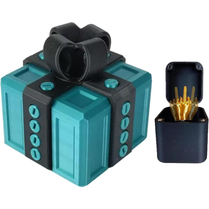 Maliben | Surprise Prank Gift Box Funny Middle Finger Switch Prank Toy