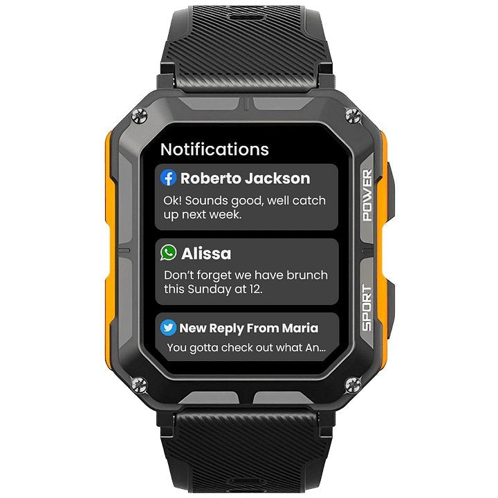 Maliben | Indestructible Smart Watch - Multifunctional And Durable