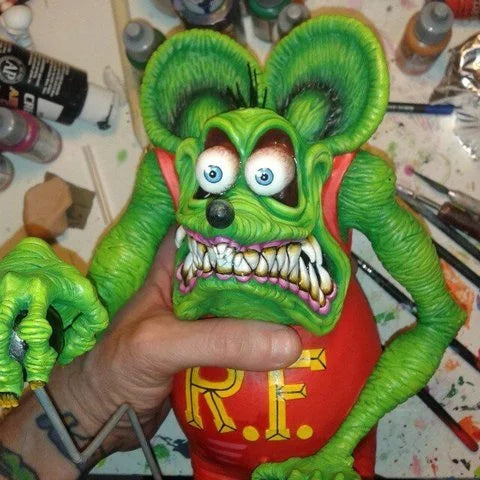 Maliben | Rat Fink Collectible Model Toy Halloween Decoration