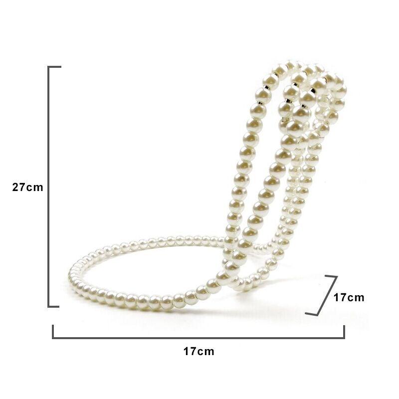 Maliben | Elegant Pearl Bottle Holder - Hanging Wine Bottle Holder Rack