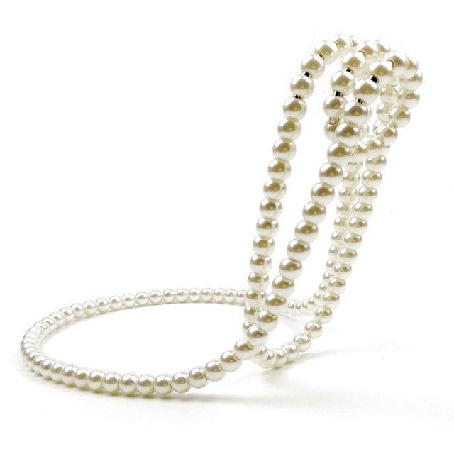 Maliben | Elegant Pearl Bottle Holder - Hanging Wine Bottle Holder Rack