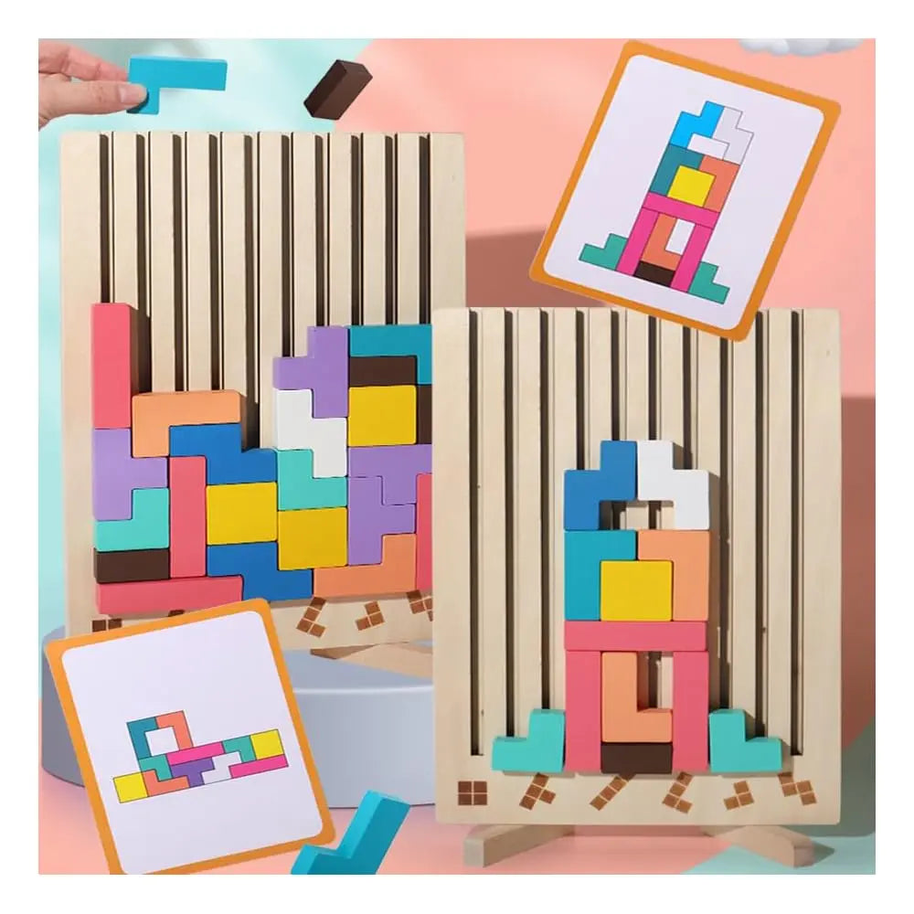 Maliben | Brainstacker — Unleash Playfully Brilliant Thinkers With Sustainable Solid Wood Fun!