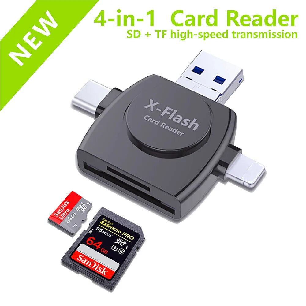 Maliben The 4 In 1 Card Reader