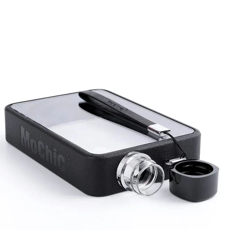 Maliben | Flat transparent water bottle