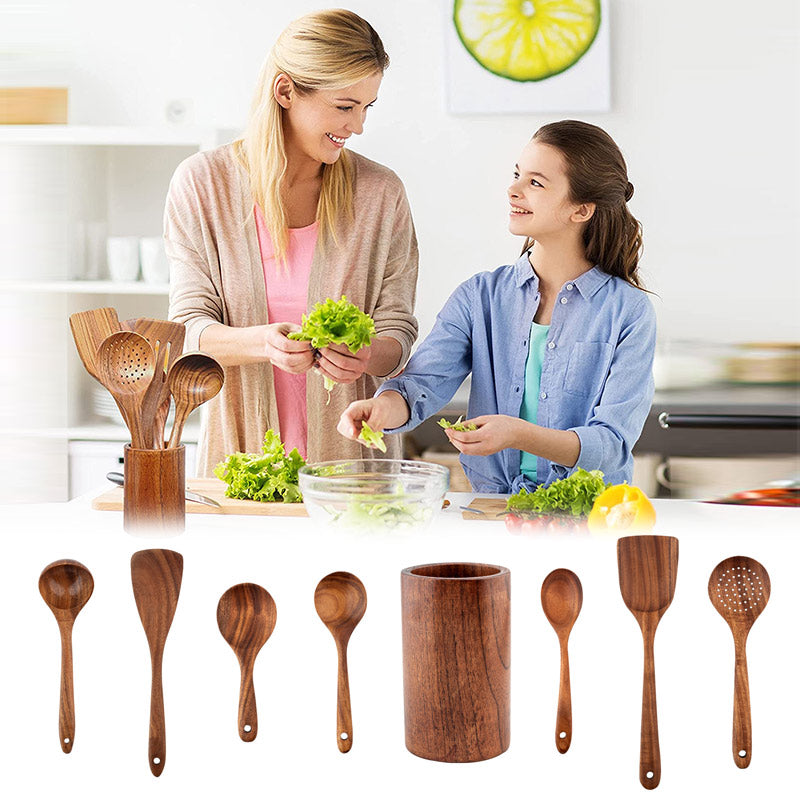 Maliben | Teak Wood Cutlery Set