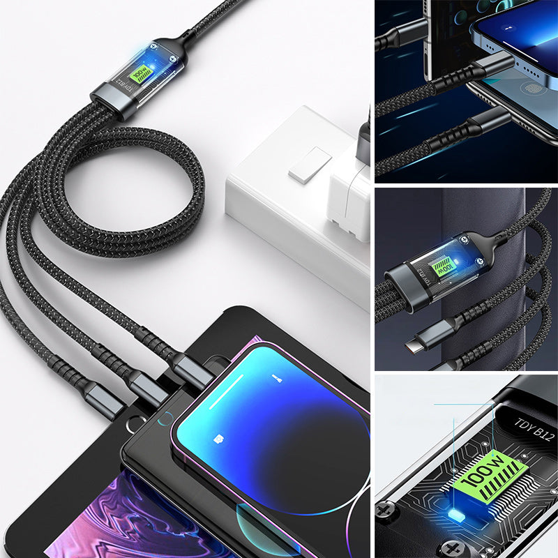 Maliben | Super Fast ChargIng 3-in-1 Data Cable
