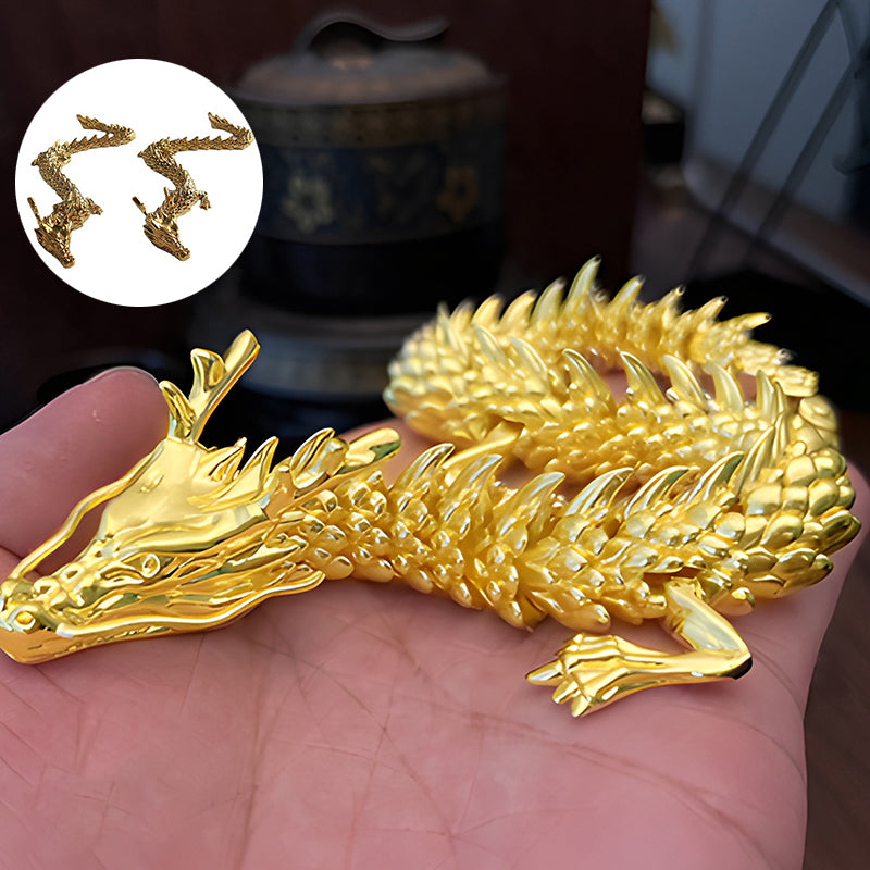 Maliben | Gold Dragon With Movable Joints