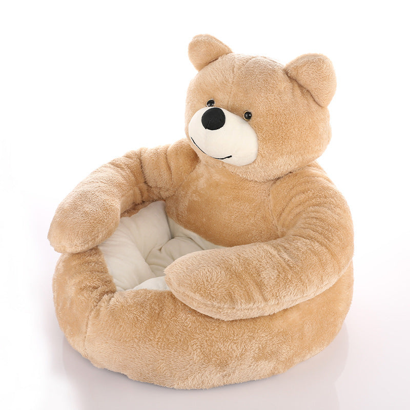 Maliben | Cute detachable cuddly bear cat bed