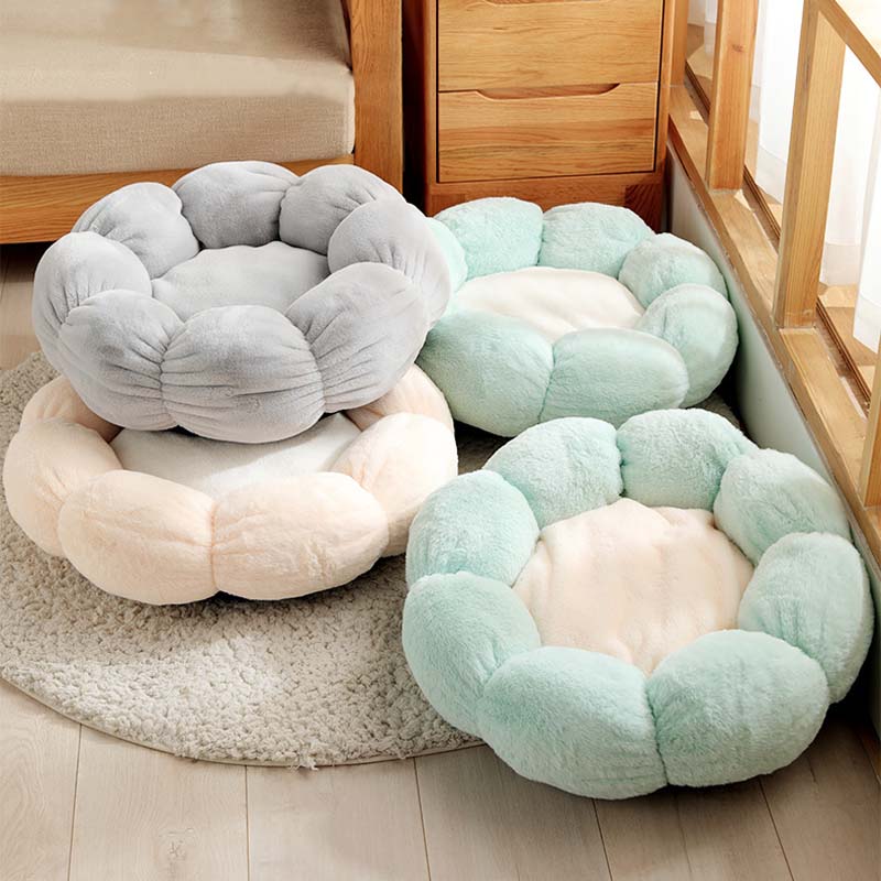 Maliben | Deep Sleep Flower Shape Cat Bed
