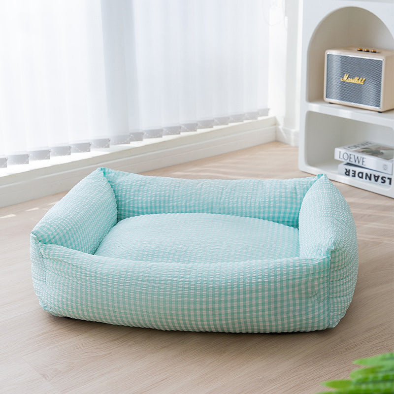 Maliben | Rectangular washable dog bed breathable pet bed