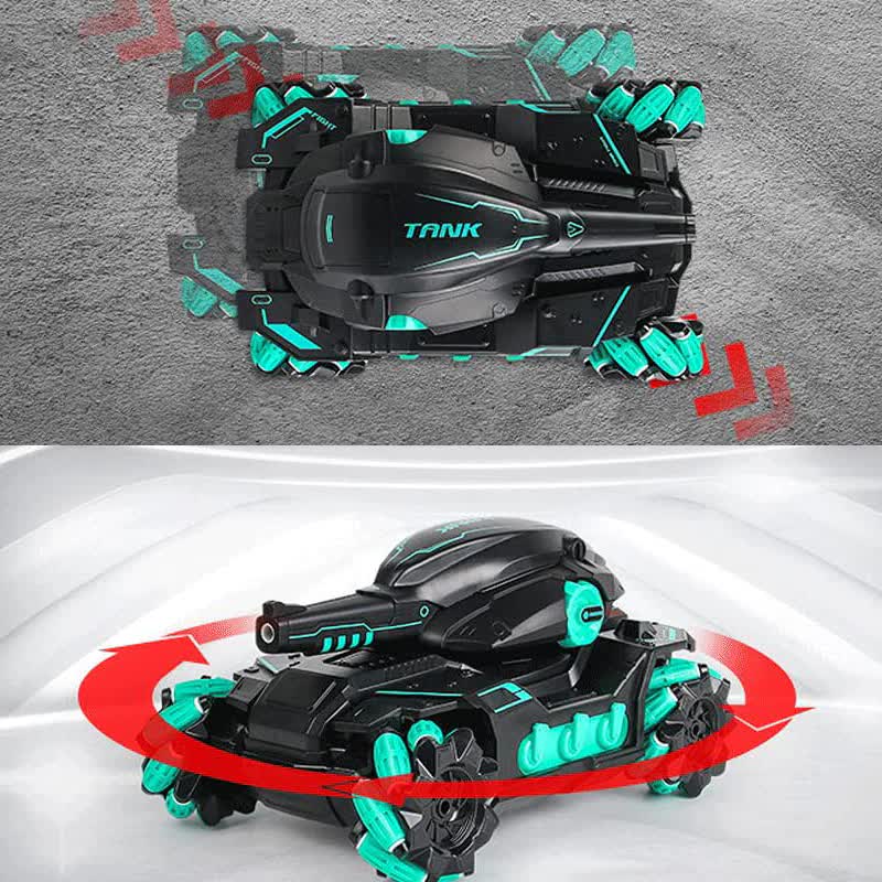 Maliben | Aquablast | The Ultimate Water Fight Experience - Rc Tank With Gesture Control And Water Bomb Shooter!