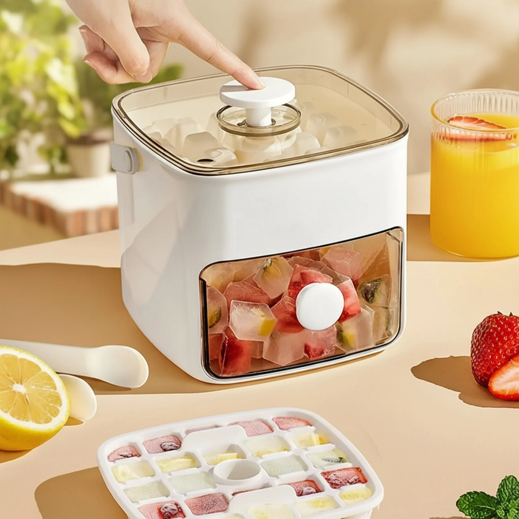 Maliben | Easy Pop Out Ice Cube Maker Box