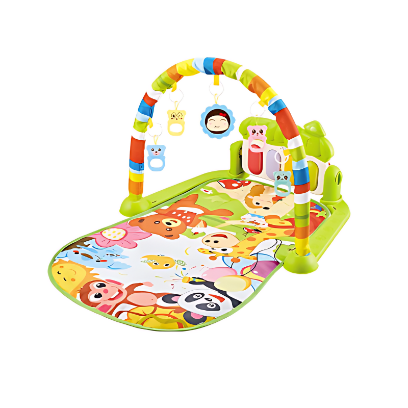 Maliben | Harmonyplay | Music-Inspired Baby Playmat - 3-In-1 Activity Blanket With Piano Keyboard And Musical Pedal Toy