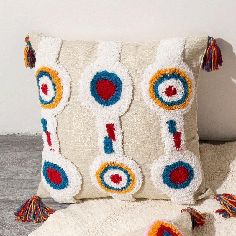 Maliben | Handmade Decorative Pillow In Moroccan Boho Style