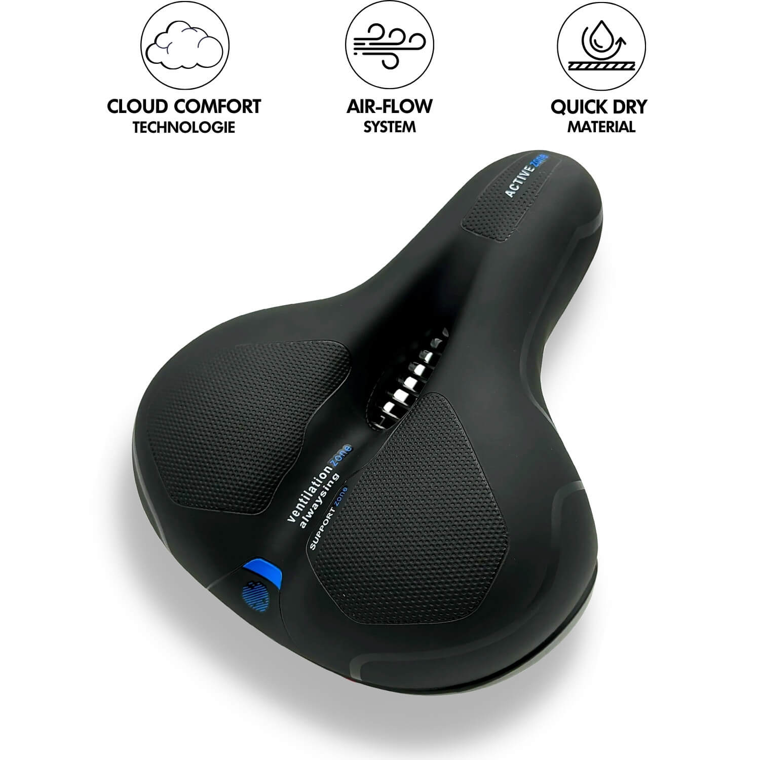 Maliben | BicyclecomFort Pro - Ergonomic Bicycle Saddle for Pain-Free Riding Experience