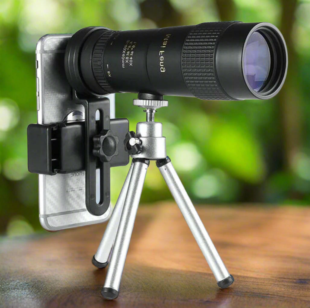 Maliben | High-Power Waterproof Monocular Telescope With 10x Magnification For Bird Watching, Hiking, And Outdoor Adventures